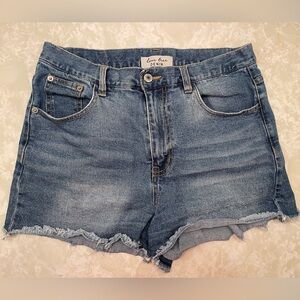 Love Tree Denim Shorts cutoff SZ L Women